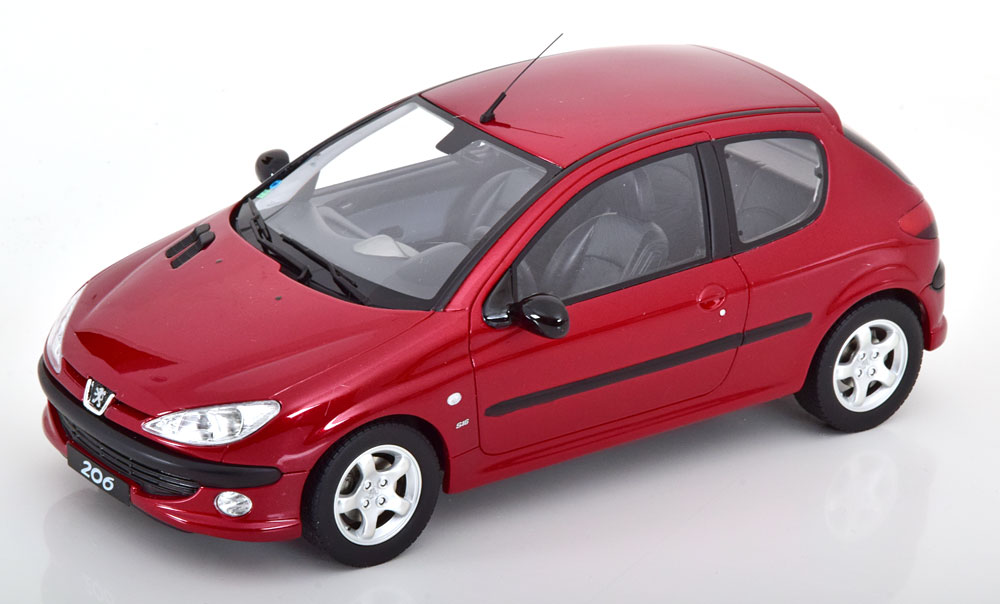 PEUGEOT 206 S16 1999 REDMETALLIC