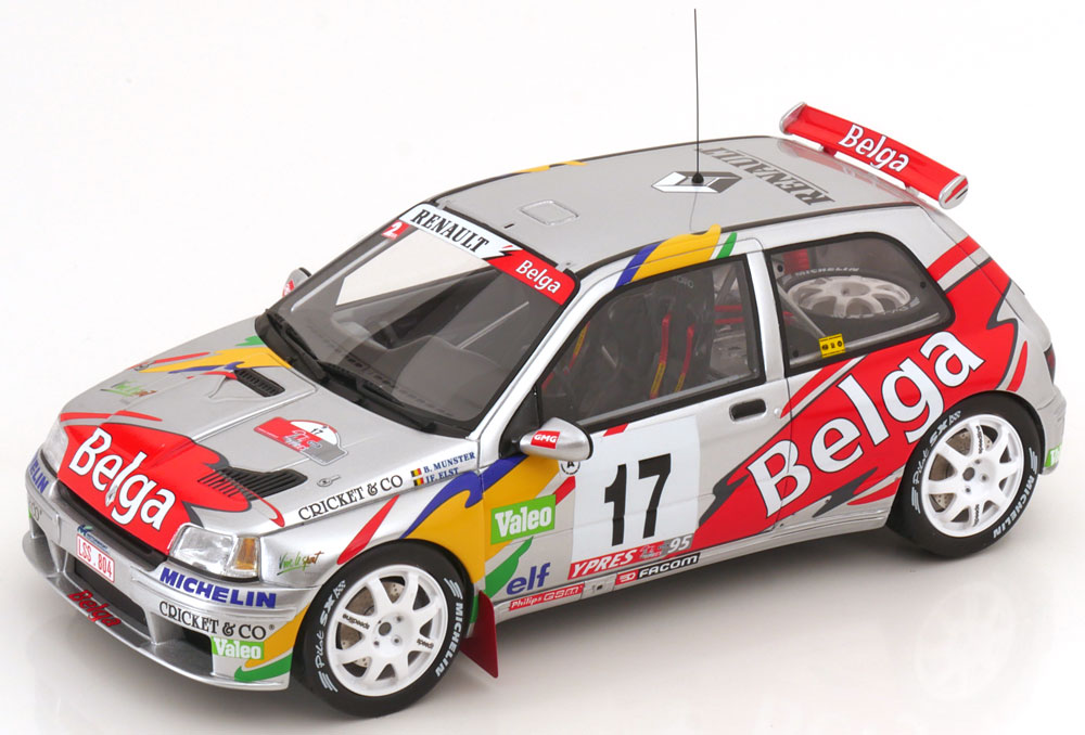 RENAULT CLIO MAXI KIT CAR NO 17 RALLY YPRES 1995