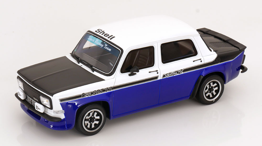 SIMCA 1000 RALLY 2 SRT 1977 WHITE PURPLE FLATBLACK