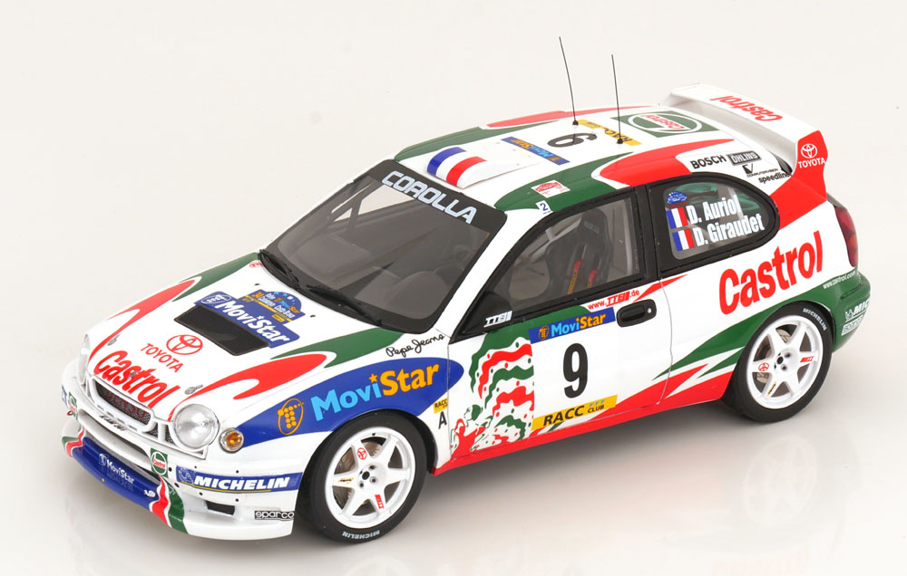 TOYOTA COROLLA WRC NO 9 RALLY CATALUNYA 1998