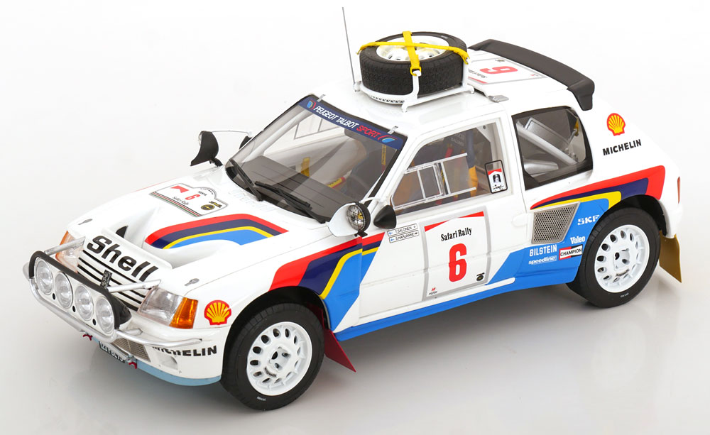 PEUGEOT 205 T16 NO 6 SAFARI RALLY 1985
