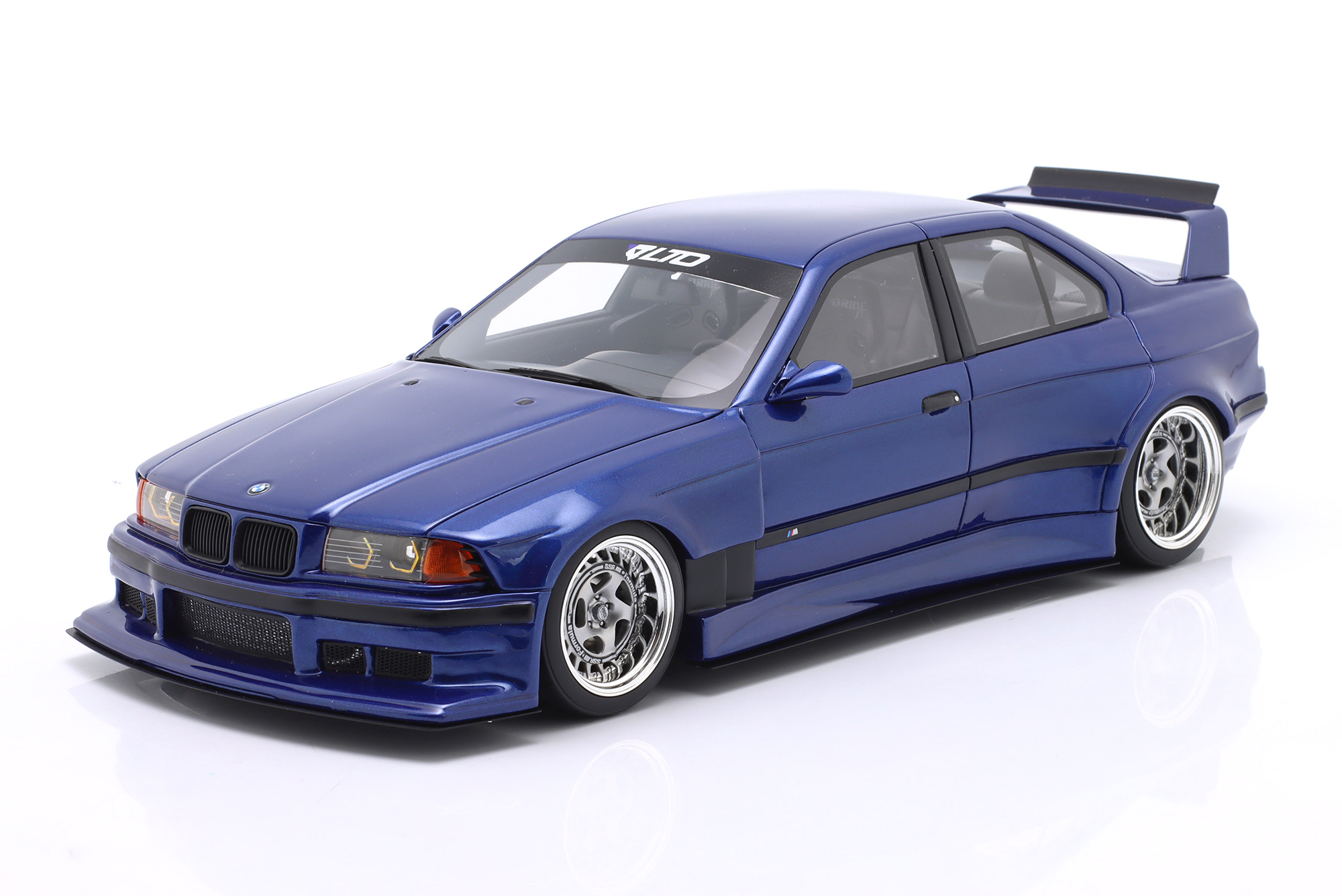 BMW E36 LTO SEDAN TURBO KHYZYL SALEEM 2023 AVUS BLUE / БМВ E36 ЛТО СЕДАН ТУРБО КХЙЗЙЛ САЛИМ АВУС СИНИЙ