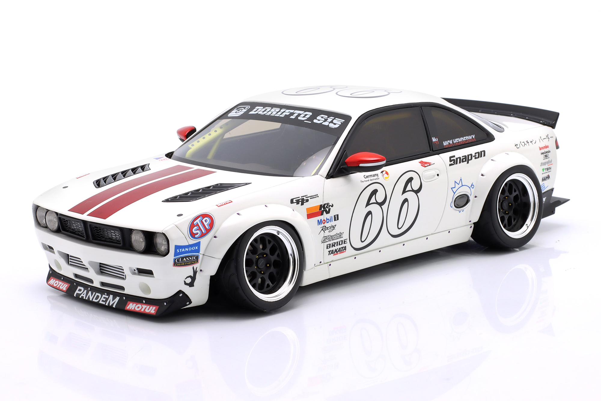 NISSAN SILVIA S14 BOSS ROCKET BUNNY 2024 WHITE / НИССАН СИЛЬВИЯ S14 БОСС РОКЕТ БУННЙ БЕЛЫЙ