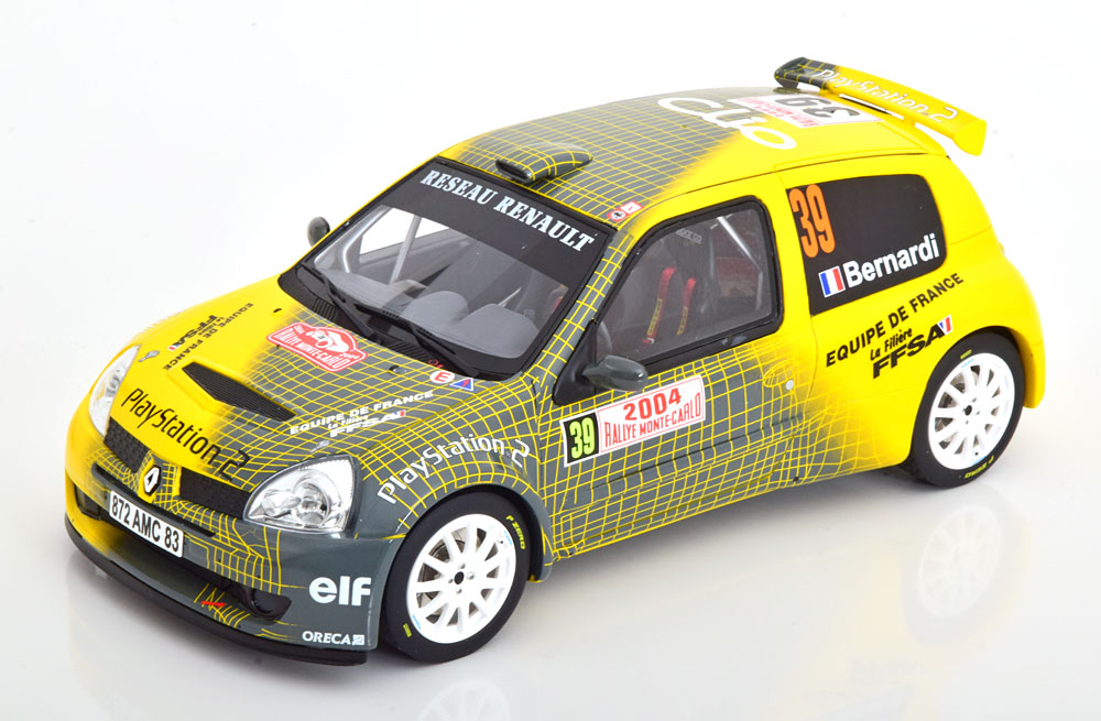RENAULT CLIO S1600 NO 39 RALLY MONTE CARLO 2004