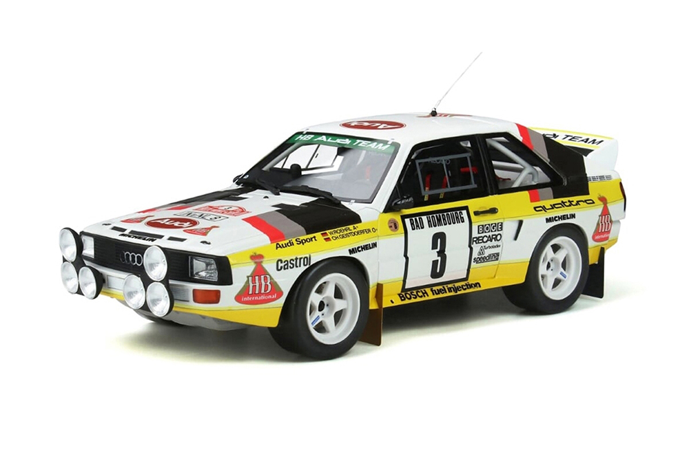 AUDI SPORT QUATTRO NO.1 RALLY MONTE CARLO ROHRL/GEISTDOERFER 1985 LIMITED EDITION 3000 PCS.
