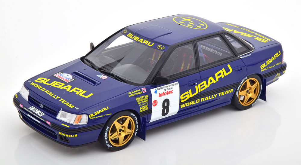SUBARU LEGACY RS NO 8 RALLY CORSE 1993