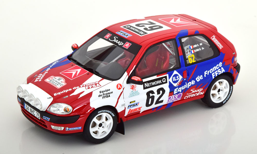 CITROEN SAXO GR.A NO 62 RAC RALLY 2000