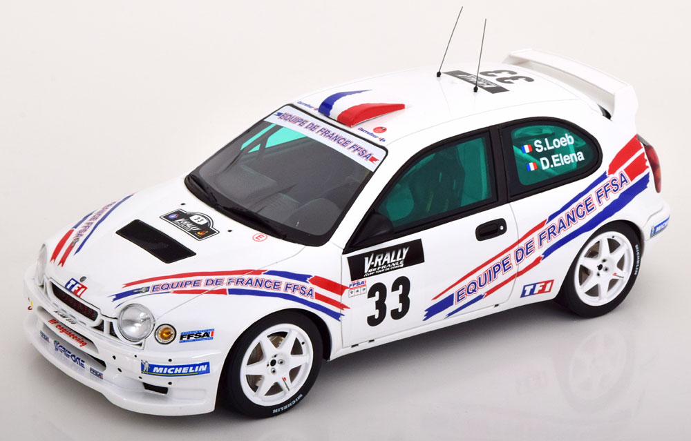 TOYOTA COROLLA WRC NO 33 TOUR DE CORSE 2000