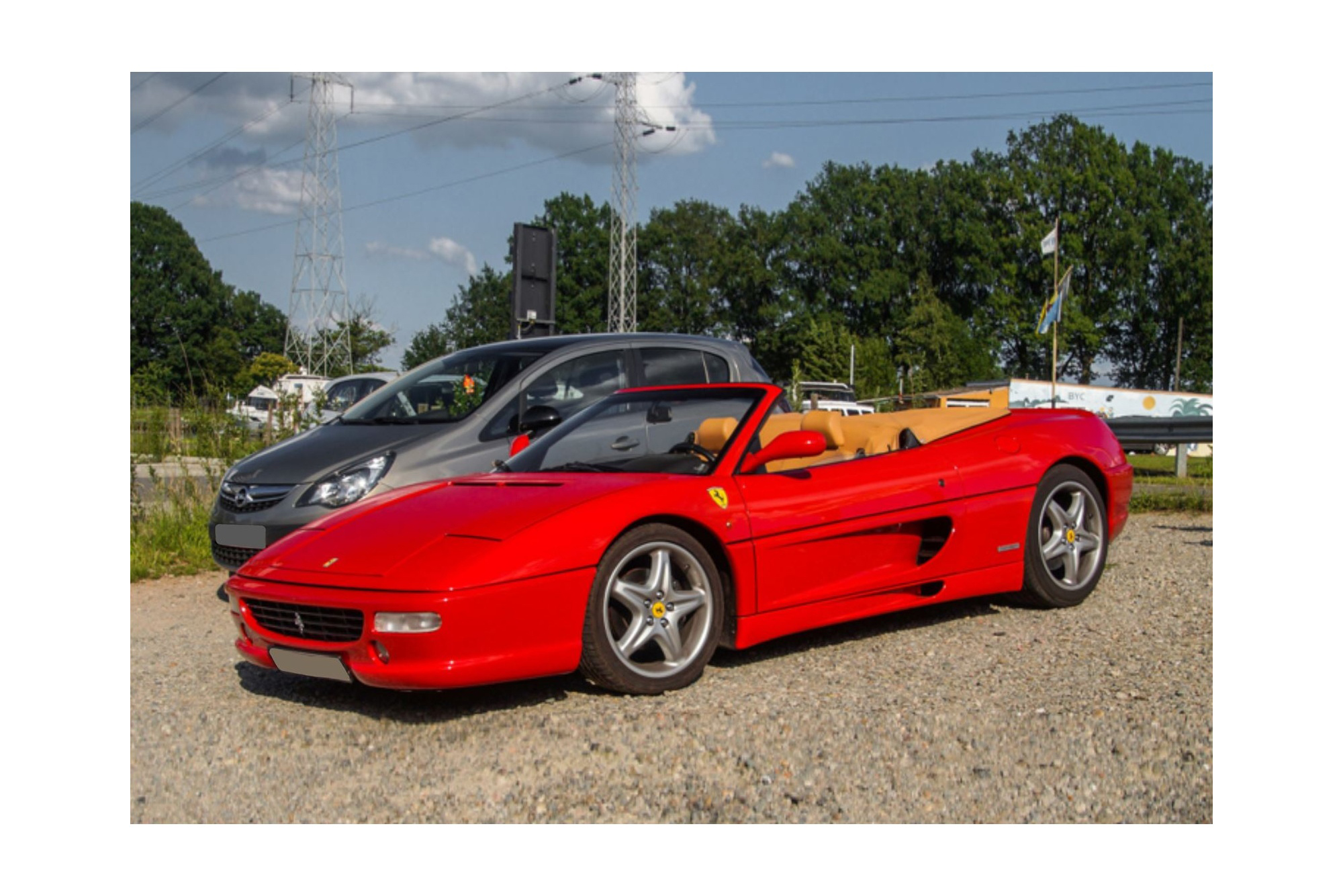 FERRARI F355 SPIDER MANUAL GEAR ROSSO CORSA - BEIGE INTERIOR / ФЕРРАРИ Ф355 СПАЙДЕР МЕХАНИКА 1:18 КРАСНЫЙ