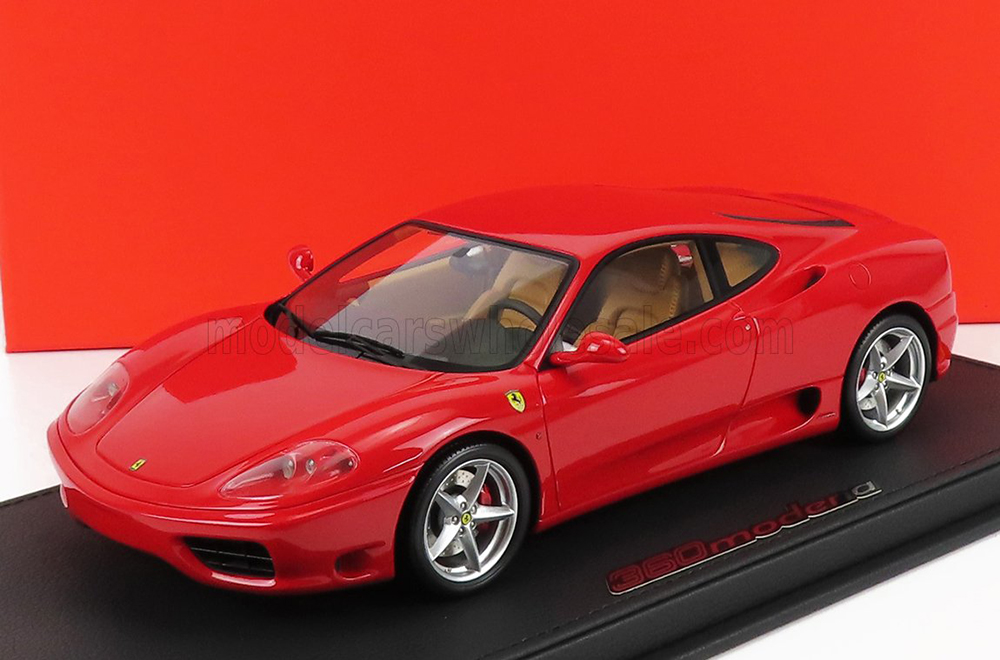 FERRARI 360 MODENA (1999) - F1 GEAR BOX - CAMBIO F1 - CON VETRINA - WITH SHOWCASE, ROSSO CORSA 322 - RED