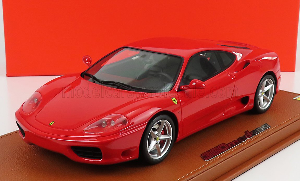 FERRARI 360 MODENA (1999) - F1 GEAR BOX - CAMBIO F1 - CON VETRINA - WITH SHOWCASE, ROSSO CORSA 322 - RED