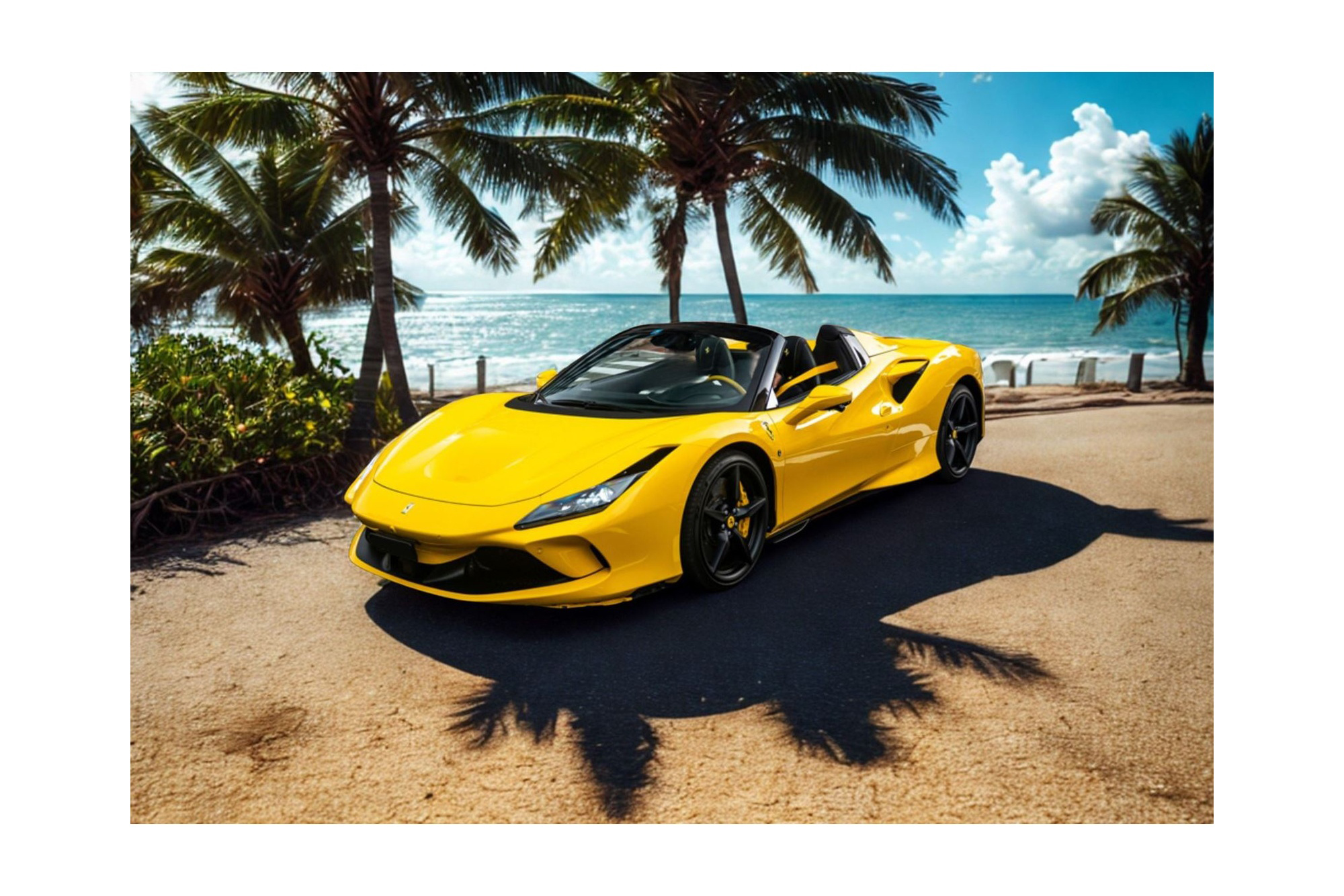 FERRARI F8 TRIBUTO SPIDER GIALLO MODENA / ФЕРРАРИ Ф8 ТРИБУТО СПАЙДЕР 1:18 ЖЕЛТЫЙ