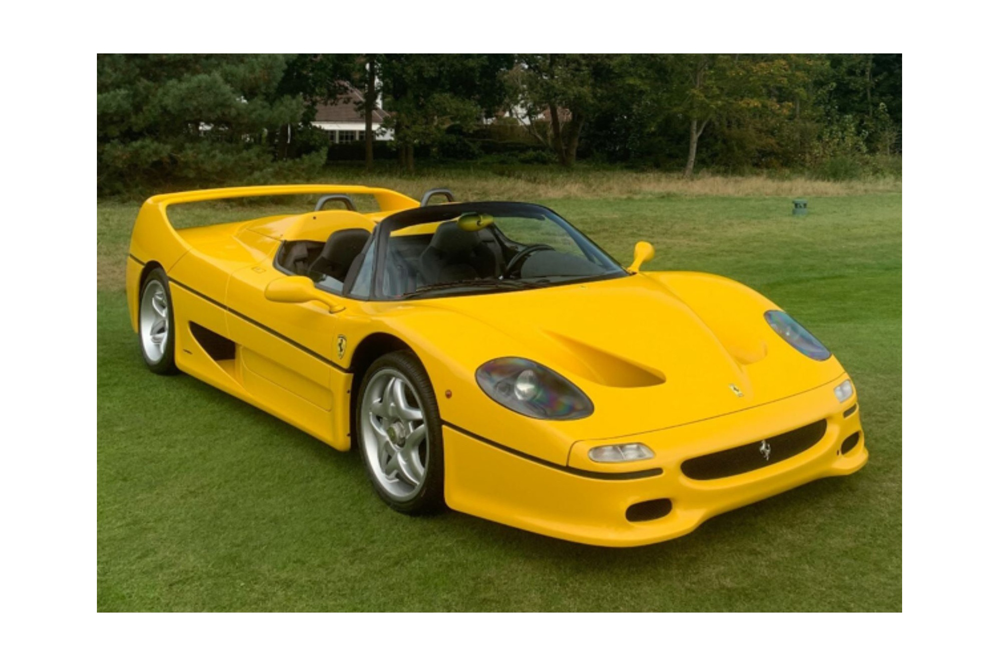 FERRARI F50 SPIDER YELLOW - BLACK INTERIORS AND HEADLIGHTS / ФЕРРАРИ Ф50 СПАЙДЕР 1:18 ЖЕЛТЫЙ