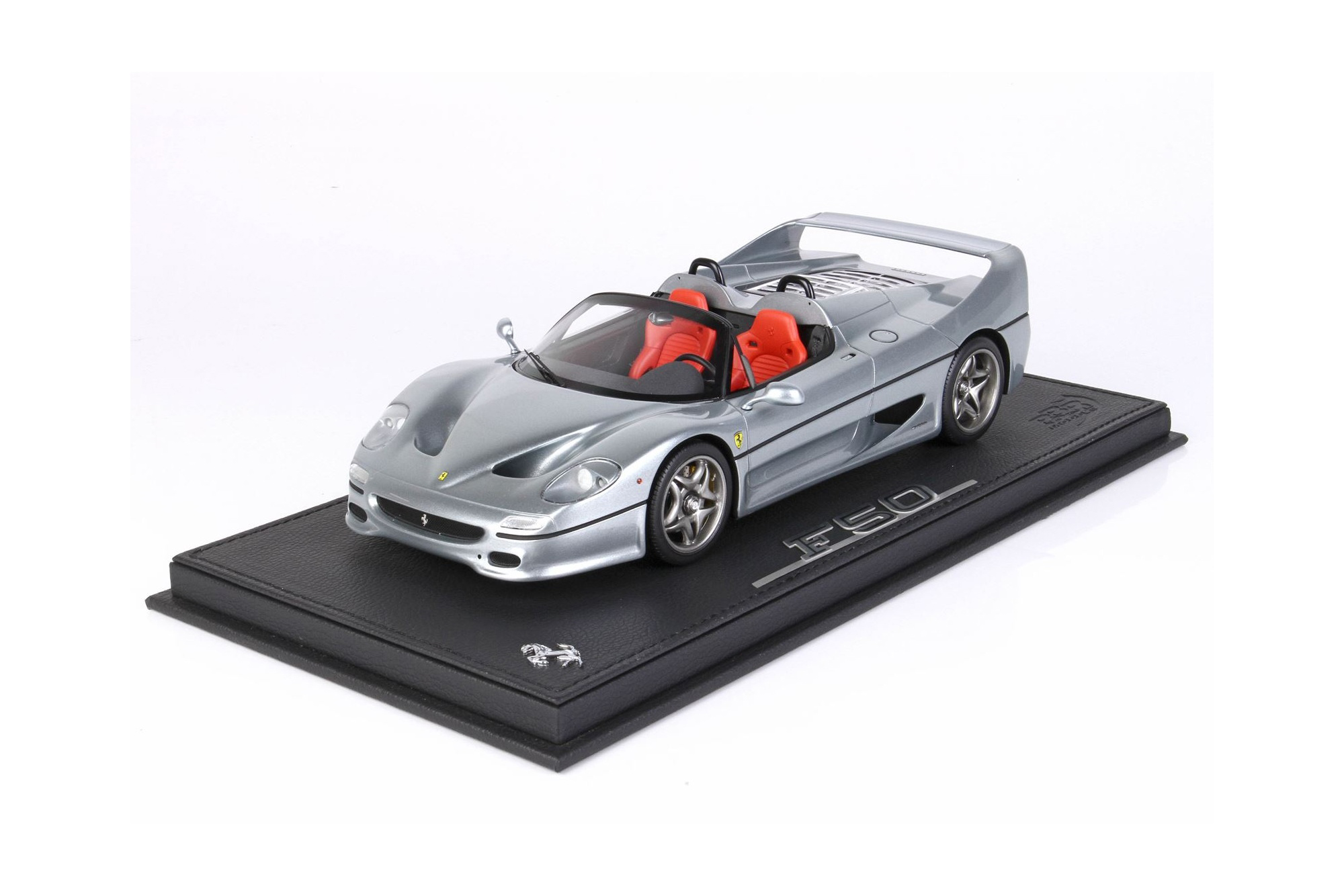FERRARI F50 COUPE 1995 SPIDER VERSION TITANIUM GREY 740 / ФЕРРАРИ Ф50 КУПЕ 1995 СПАЙДЕР ВЕРСИОН 740 1:18 СЕРЫЙ
