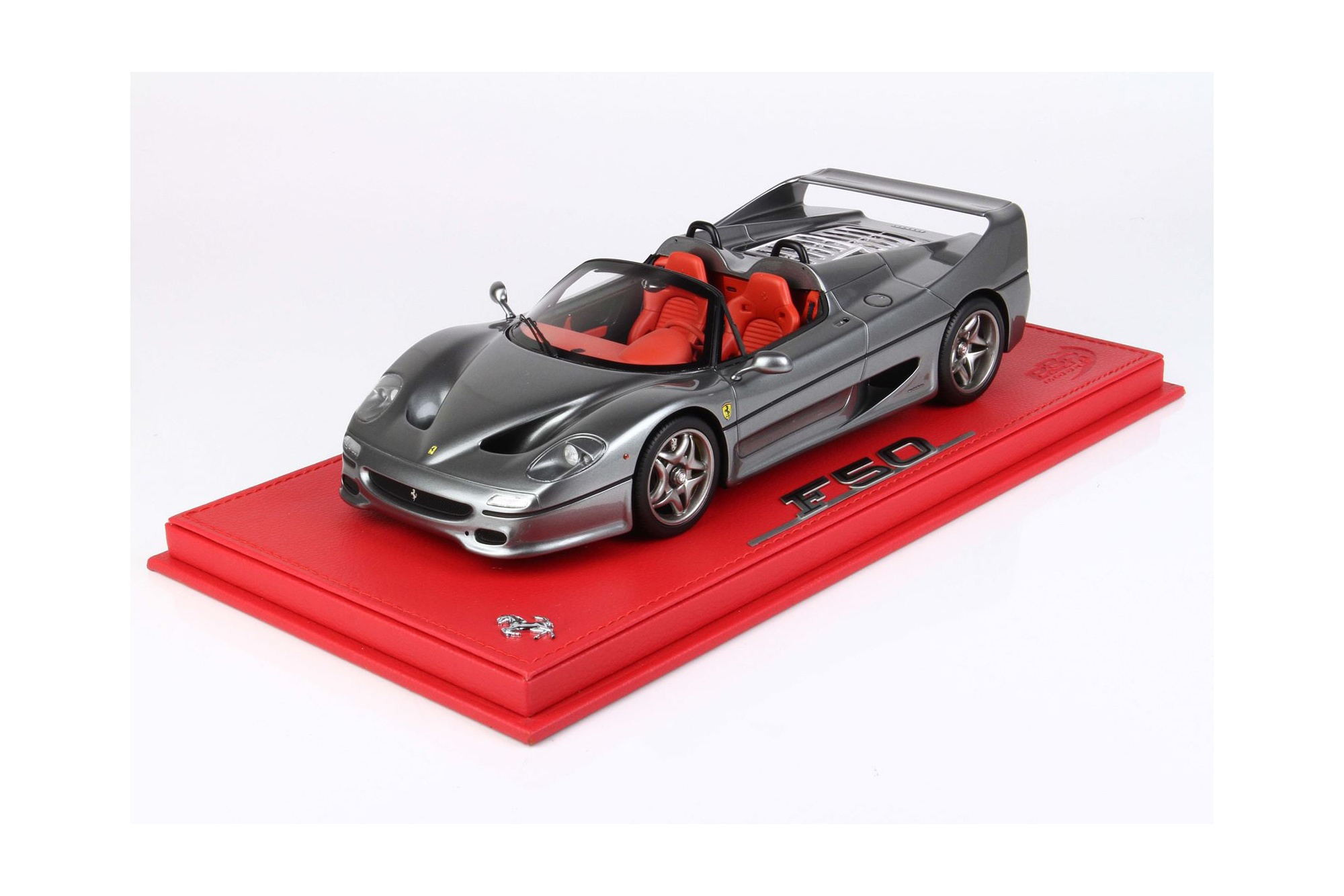 FERRARI F50 COUPE 1995 SPIDER VERSION METALLIC IRON GREY / ФЕРРАРИ Ф50 КУПЕ 1995 СПАЙДЕР ВЕРСИОН МЕТАЛЛИК ИРОН 1:18 СЕРЫЙ