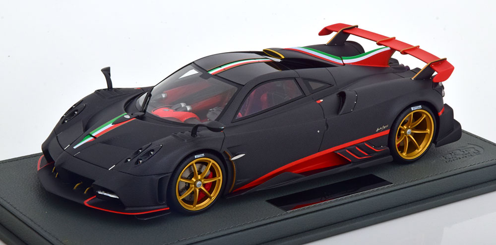 PAGANI HUAYRA IMOLA 2019 MATT-BLACK RED