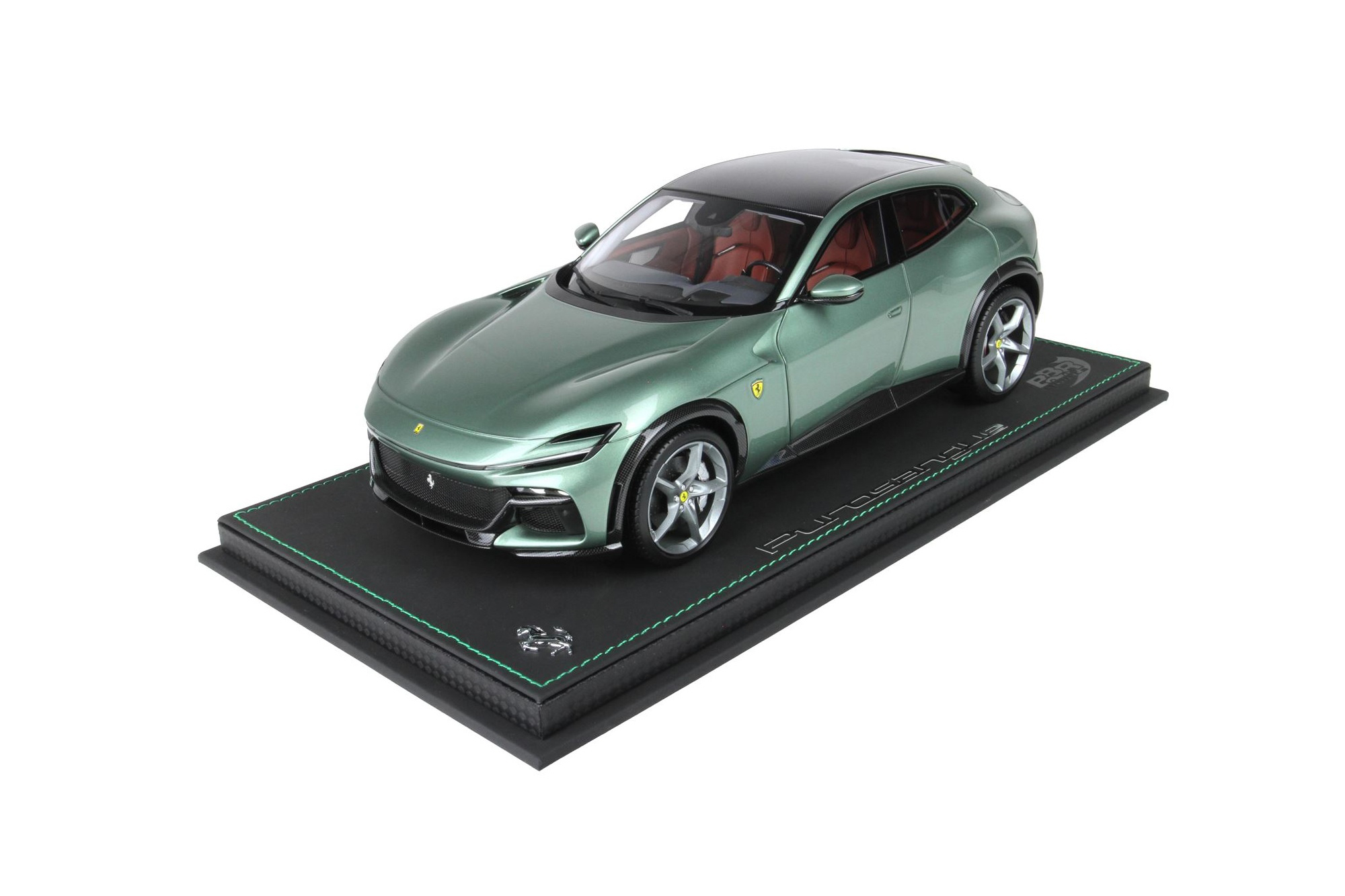FERRARI PUROSANGUE PERSONAL CAR PIERO LARDI FERRARI DORA GREEN - CARBON FIBER ROOF / ФЕРРАРИ ПУРОСАНГВЕ ПЕРСОНАЛ КАР ПИЕРО ЛАРДИ ФЕРРАРИ ДОРА 1:18 ЗЕЛЕНЫЙ