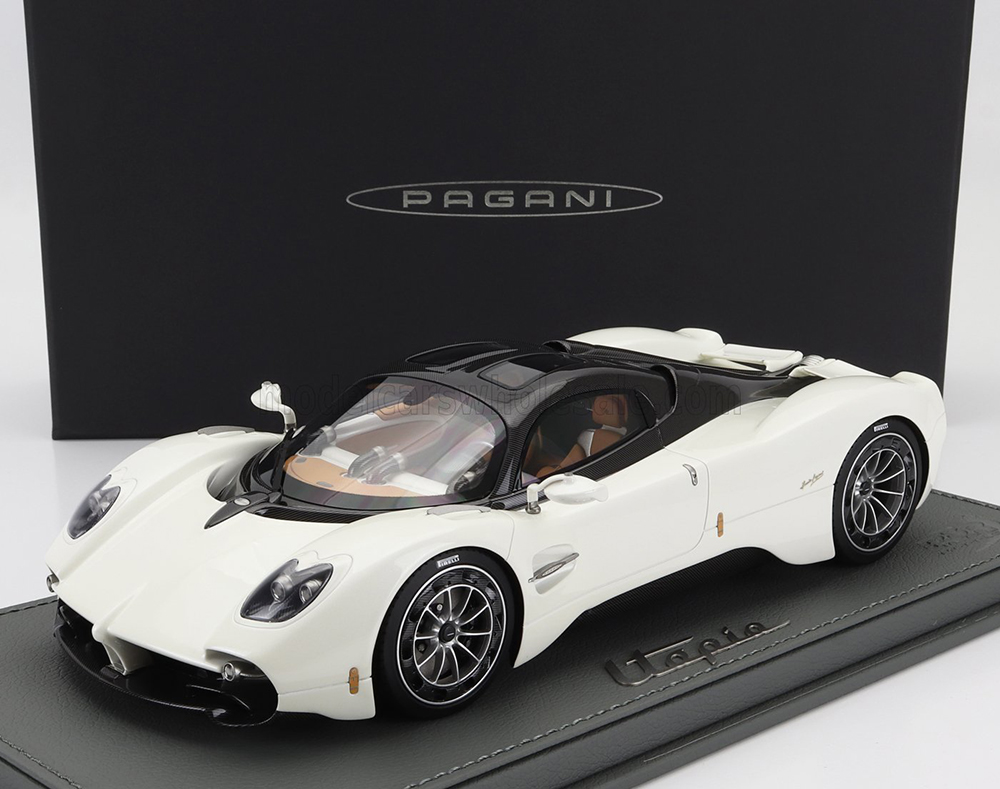 PAGANI UTOPIA (2022) - CON VETRINA - WITH SHOWCASE, BIANCO PERLA - WHITE