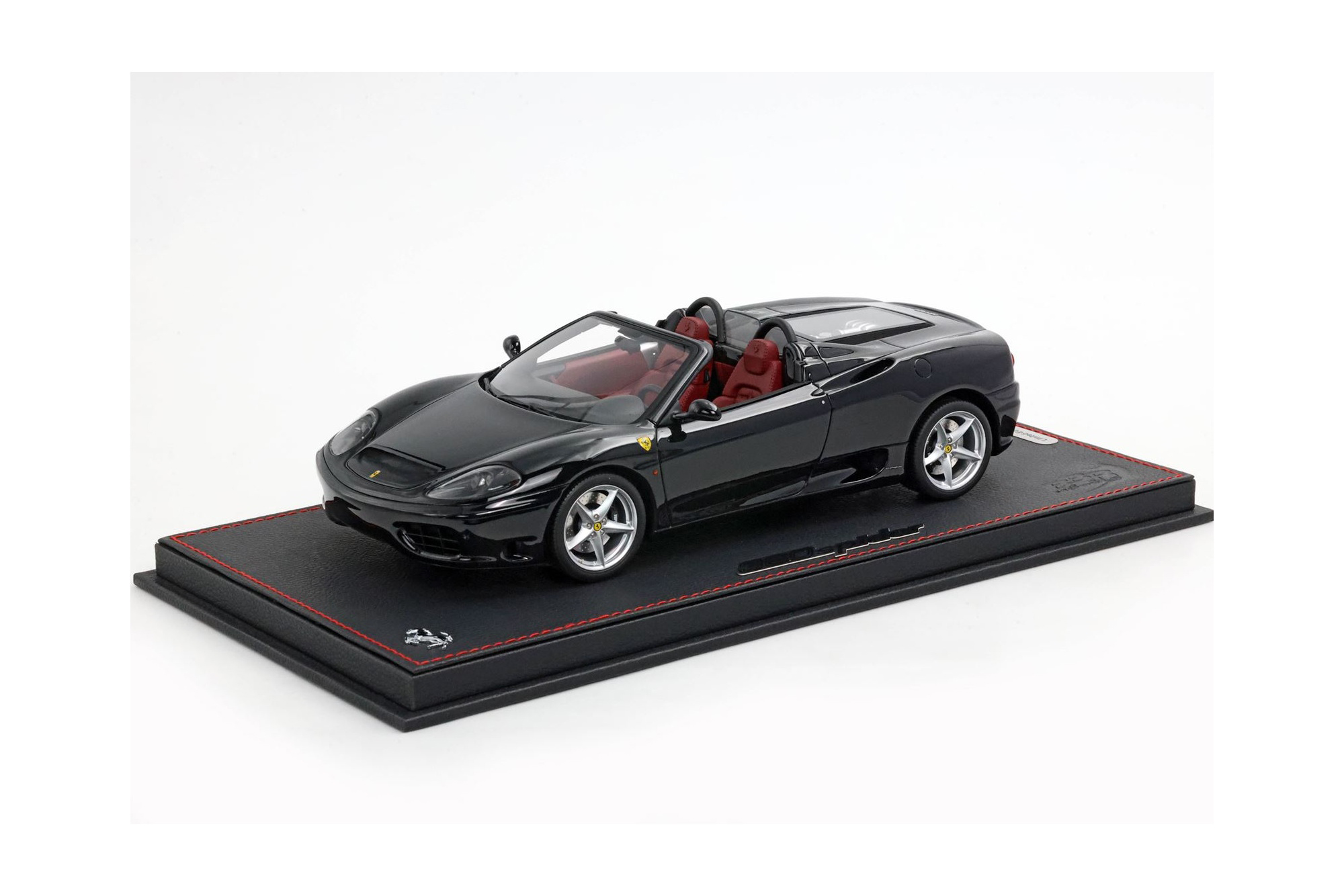 FERRARI 360 MODENA SPIDER MANUAL GEAR GLOSS BLACK - BORDEAUX / ФЕРРАРИ 360 СПАЙДЕР МЕХАНИКА ГЛОСС 1:18 БОРДОВЫЙ