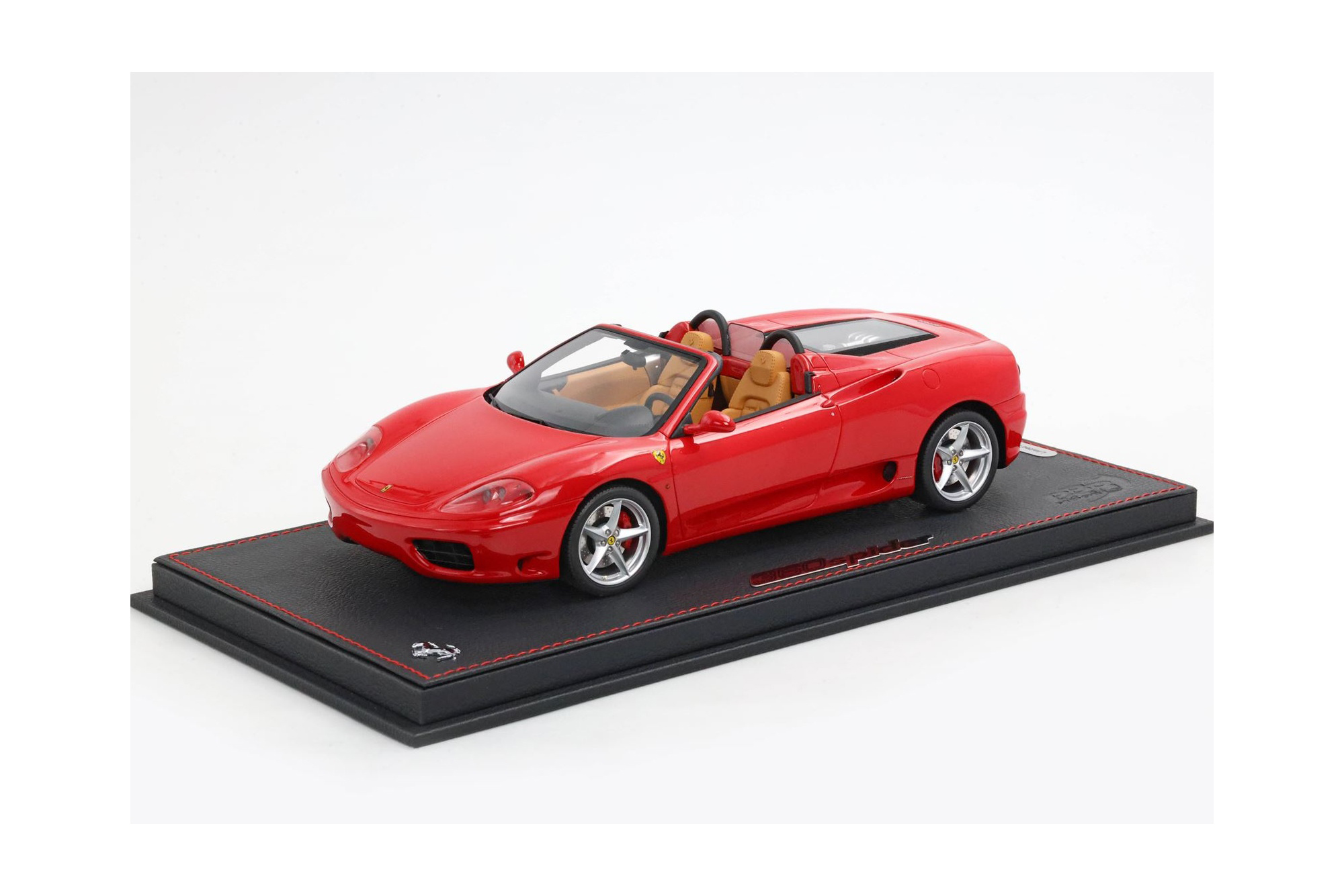 FERRARI 360 MODENA SPIDER AUTOMATIC GEAR ROSSO CORSA - BEIGE / ФЕРРАРИ 360 СПАЙДЕР АВТОМАТ 1:18 КРАСНЫЙ
