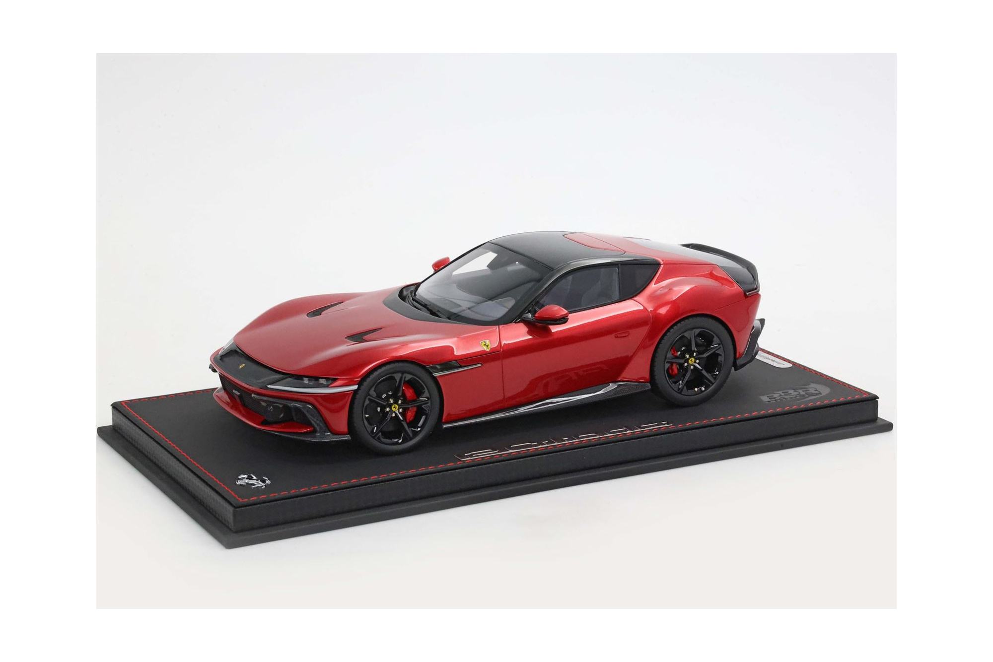 FERRARI 12CILINDRI COUPE ROSSO IMOLA BLACK RIMS / ФЕРРАРИ 12КИЛИНДРИ КУПЕ ИМОЛА ДИСКИ 1:18 КРАСНЫЙ