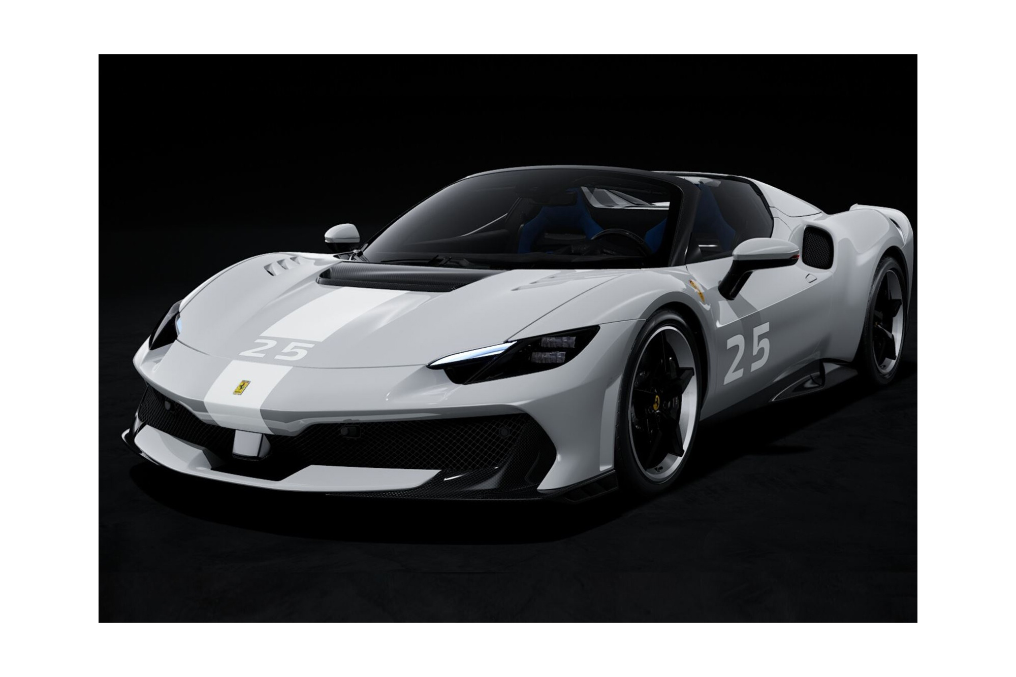 FERRARI 296 SPECIALE A SHARK GREY WITH LIVERY / ФЕРРАРИ 296 СПЕКИАЛЕ А СХАРК ЛИВЕРИ 1:18 СЕРЫЙ