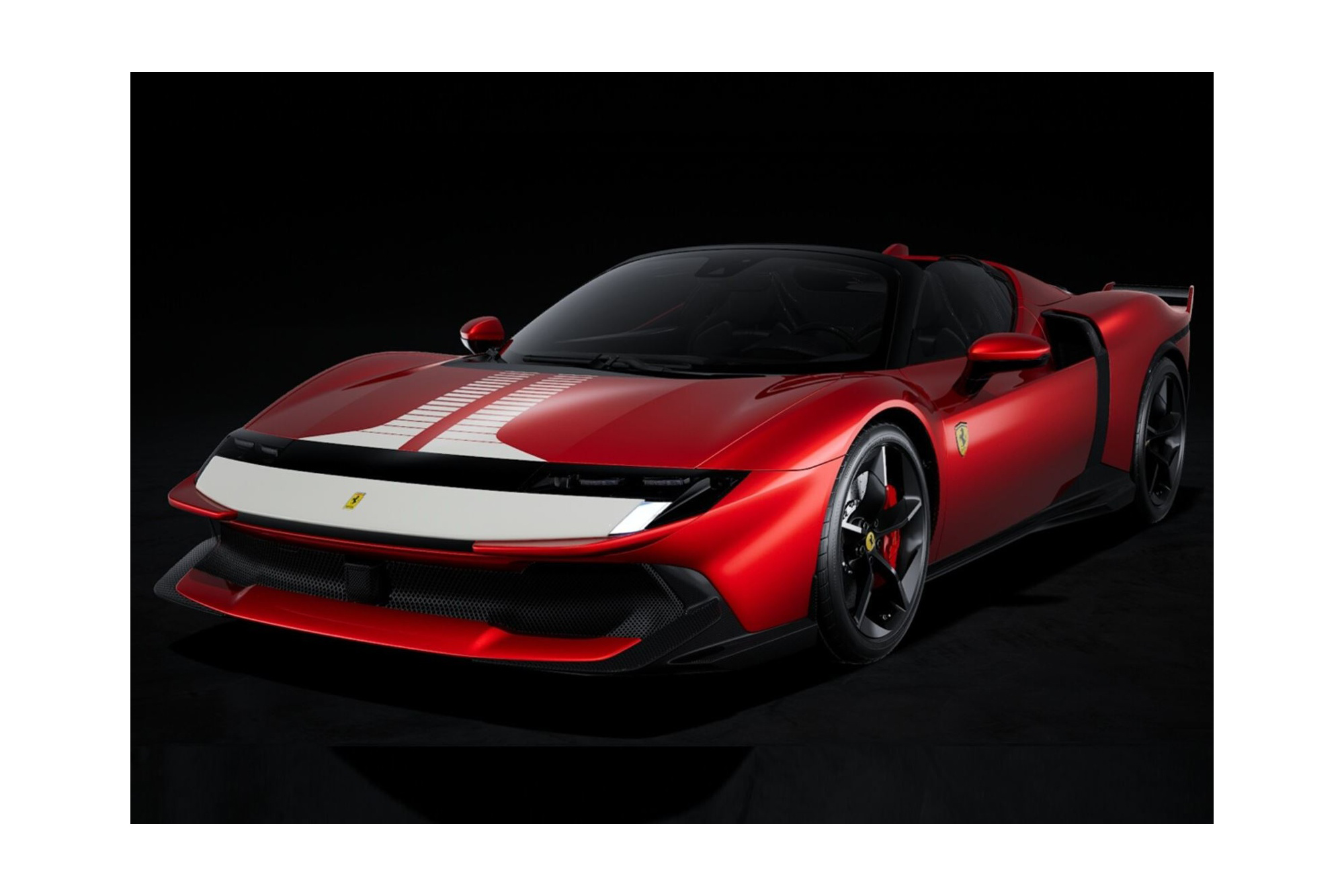 FERRARI 849 TESTAROSSA SPIDER ASSETTO FIORANO ROSSO MAGMA WITH WHITE LIVERY / ФЕРРАРИ 849 ТЕСТАРОССА СПАЙДЕР АССЕТТО МАГМА ЛИВЕРИ 1:18 КРАСНЫЙ