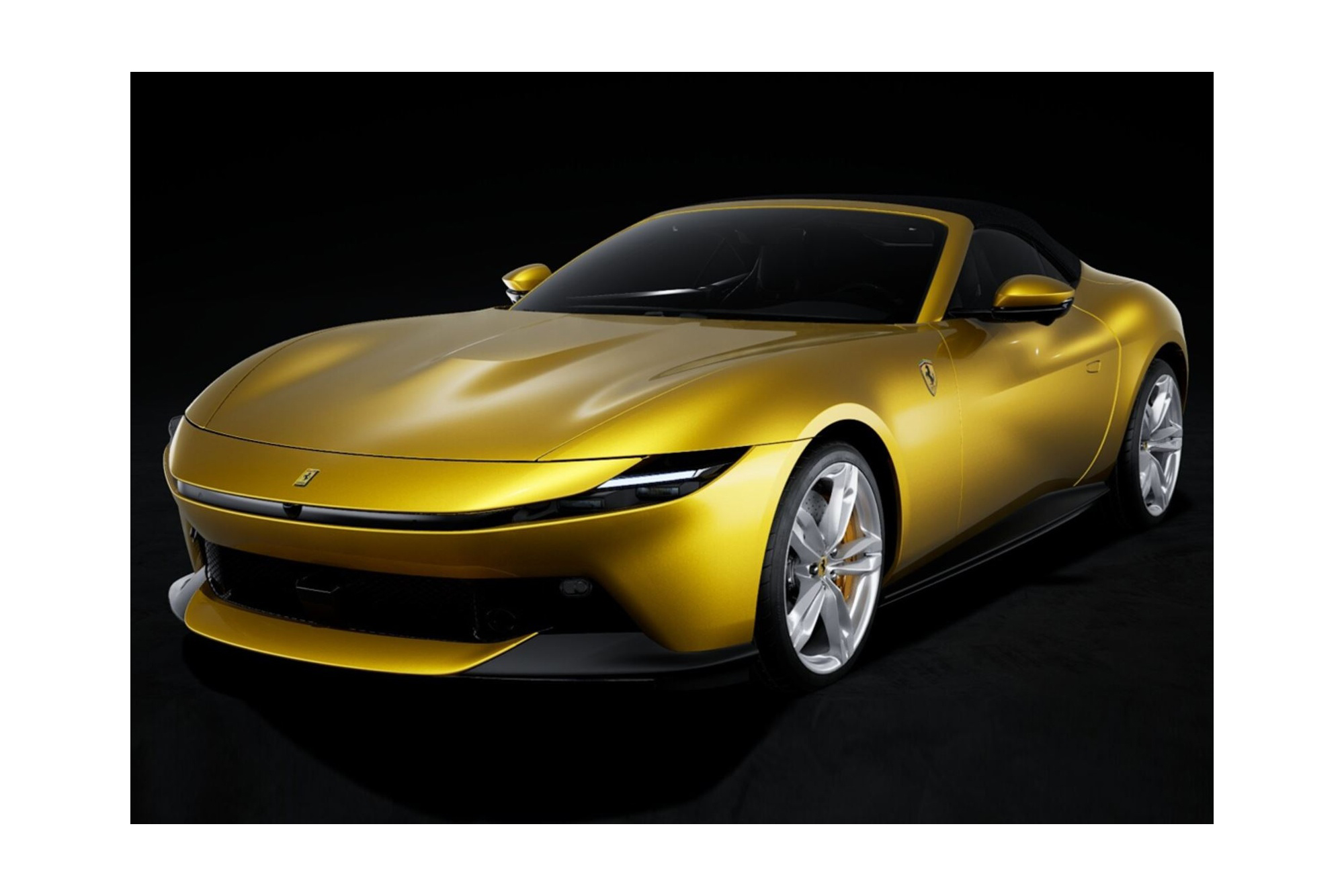 FERRARI AMALFI SPIDER GIALLO TRISTRATO / ФЕРРАРИ АМАЛФИ СПАЙДЕР ТРИСТРАТО 1:18 ЖЕЛТЫЙ