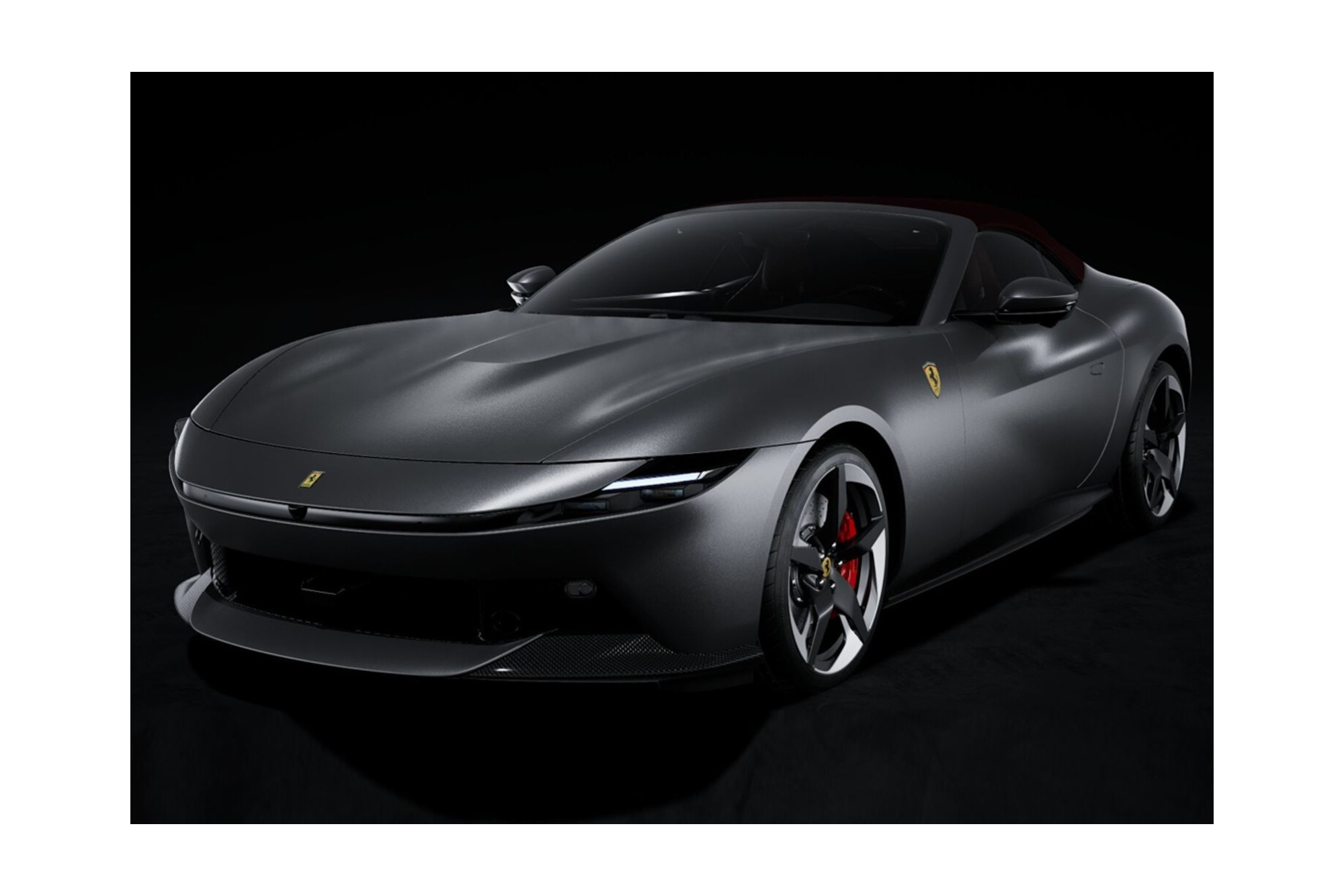 FERRARI AMALFI SPIDER GRIGIO SILVERSTONE MATT / ФЕРРАРИ АМАЛФИ СПАЙДЕР СИЛВЕРСТОНЕ МАТТ 1:18 СЕРЫЙ