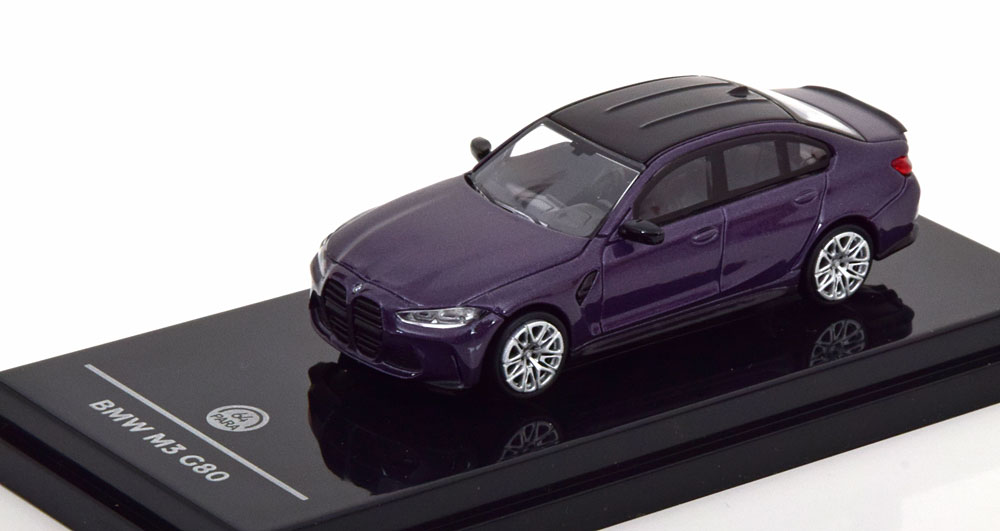 BMW M3 G80 SALOON 2020 PURPLE-METALLIC (ДЛИНА МОДЕЛИ 6-10 СМ)