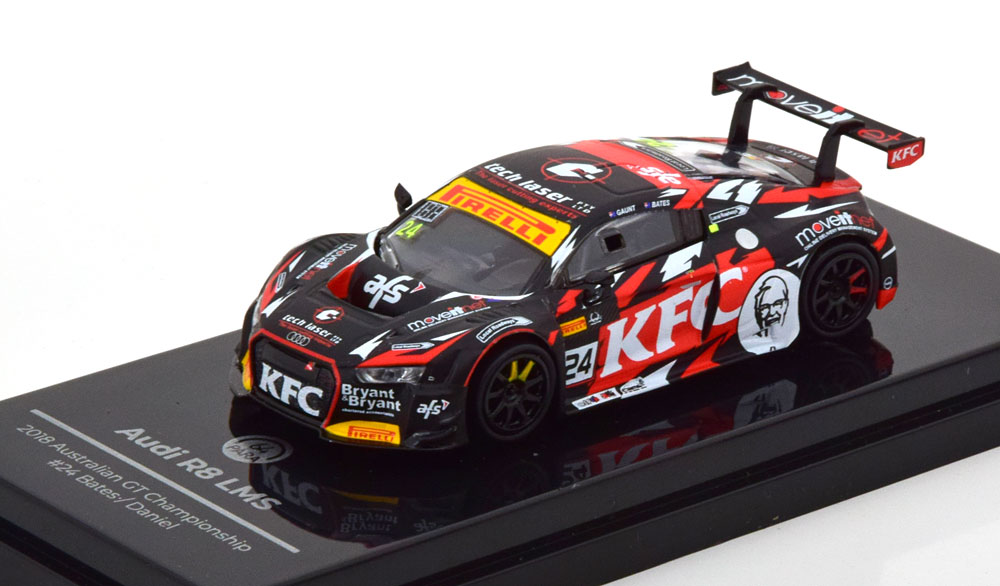 AUDI R8 LMS NO 24 AUSTRALIA GT CHAMPIONSHIP 2018 (ДЛИНА МОДЕЛИ 6-10 СМ)