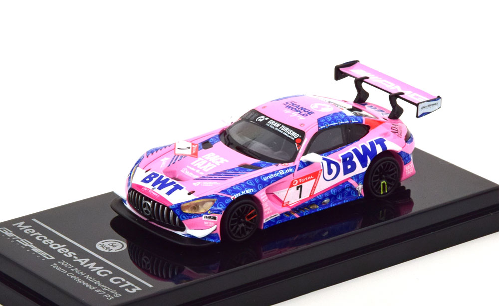 MERCEDES AMG GT3 NO 7 24H NUERBURGRING 2021 (ДЛИНА МОДЕЛИ 6-10 СМ)