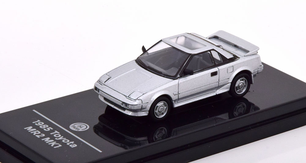 TOYOTA MR2 MK1 1985 SILVER (ДЛИНА МОДЕЛИ 6-10 СМ)