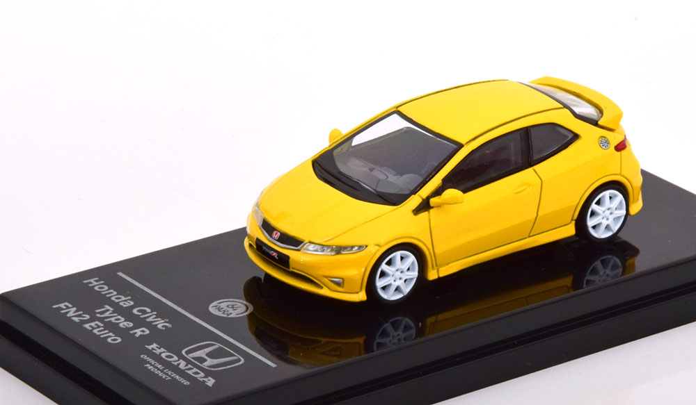 HONDA CIVIC FN2 TYPE R 2007 YELLOW (ДЛИНА МОДЕЛИ 6-10 СМ)