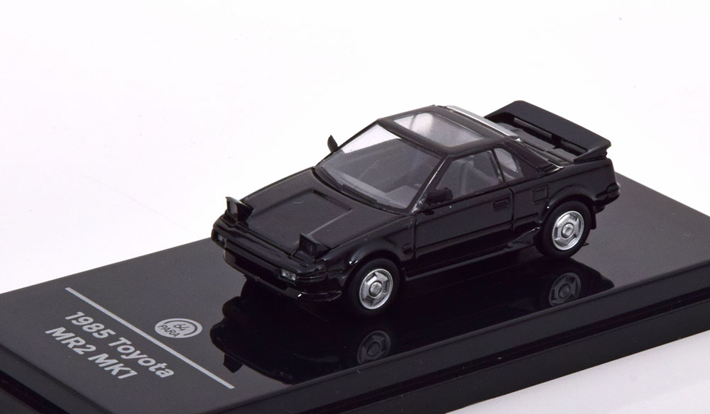 TOYOTA MR2 MK1 1985 BLACK (ДЛИНА МОДЕЛИ 6-10 СМ)