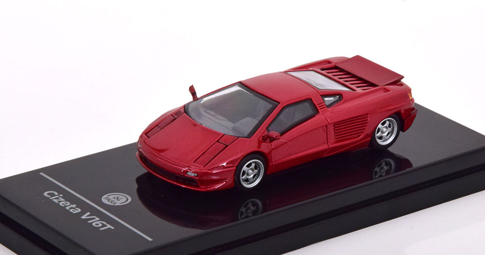 CIZETA MORODER V16T 1991 RED METALLIC (ДЛИНА МОДЕЛИ 6-10 СМ)