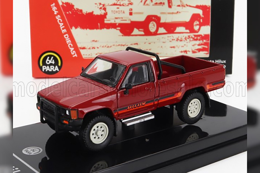 TOYOTA HILUX PICK-UP LHD (2006), RED (ДЛИНА МОДЕЛИ 6-10 СМ)