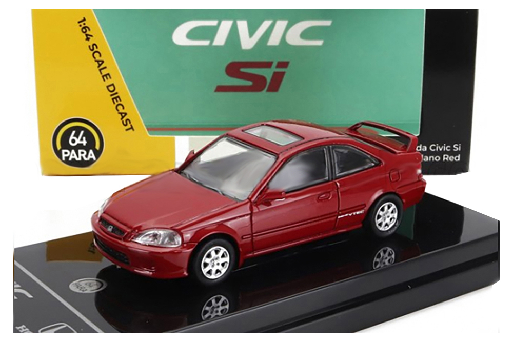 HONDA CIVIC SI LHD 1999, RED (ДЛИНА МОДЕЛИ 6-10 СМ)