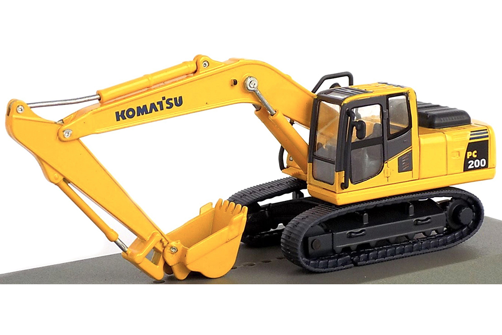 KOMATSU PC200 ГУСЕНИЧНЫЙ ЭКСКАВАТОР, ЖЕЛТЫЙ