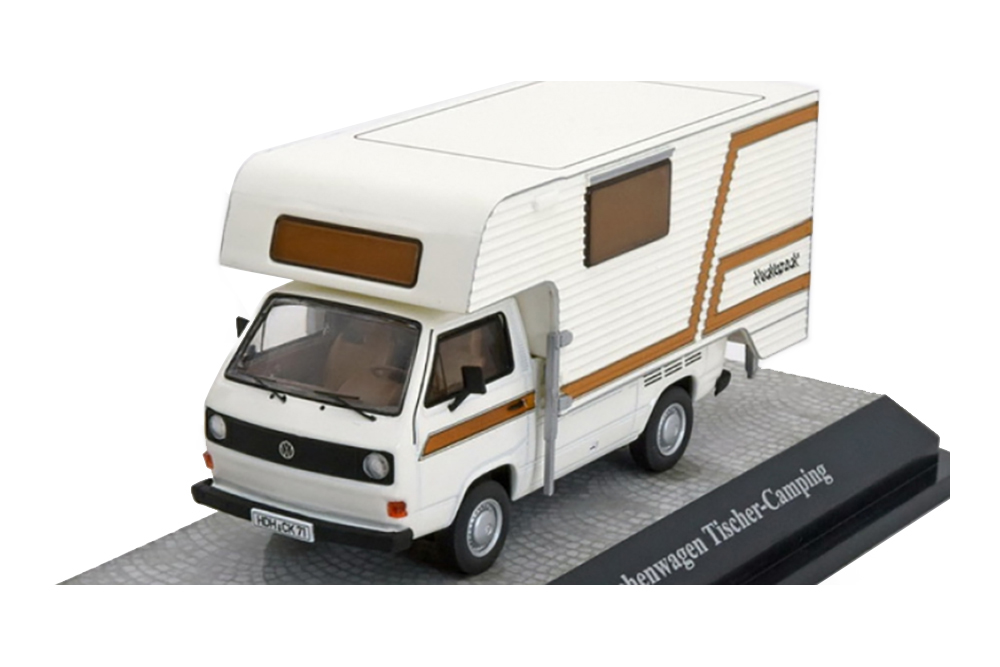 VW VOLKSWAGEN T3A PRITSCHE TISCHER-CAMPING WHITE/BROWN