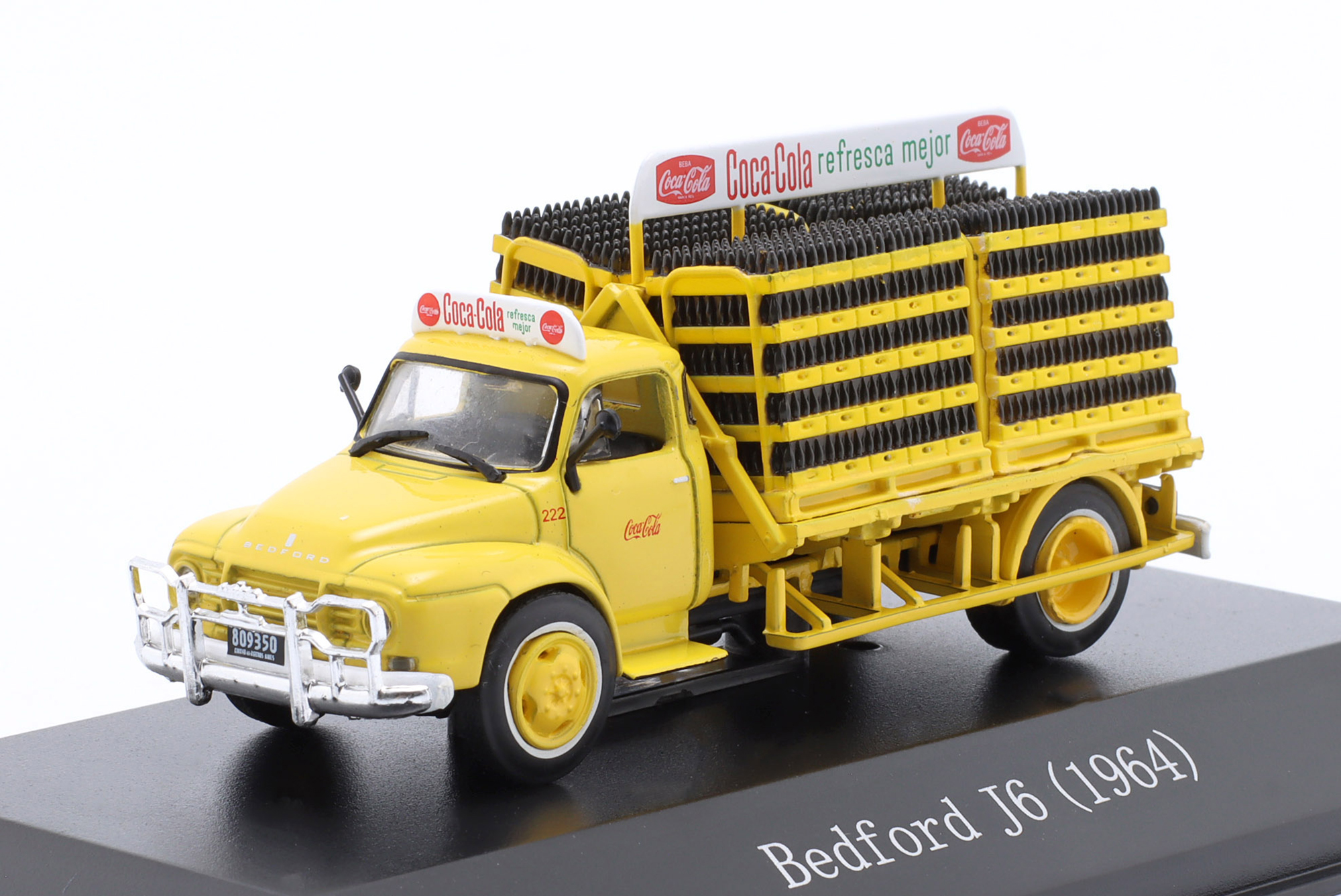 BEDFORD J6 COCA-COLA DELIVERY TRUCK YEAR 1964 YELLOW / БЕДФОРД J6 КОКА-КОЛА ДЕЛИВЕРЙ ГРУЗОВИК ЖЕЛТЫЙ