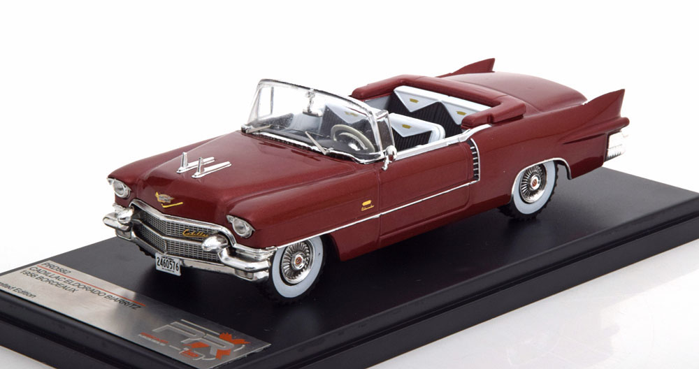 CADILLAC ELDORADO BIARRITZ CONVERTIBLE 1956 DARKRED