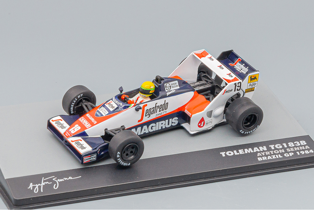 TOLEMAN TG183B GP BRESIL 1984 SENNA