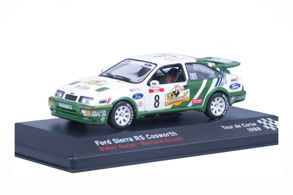 FORD SIERRA RS COSWORTH #8 RALLY TOUR DE CORSE DIDIER AURIOL BERNARD OCCELLI 1988