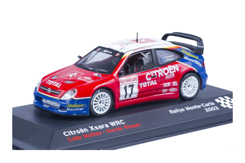 CITROEN XSARA WRC #17 RALLY MONTE CARLO COLIN MCRAE DEREK RINGER 2003
