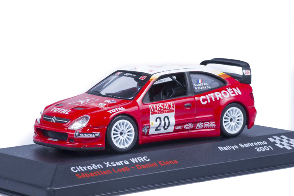 CITROEN XSARA WRC SEBASTIEN LOEB/DANIEL ELENA 2001 RALLY SANREMO