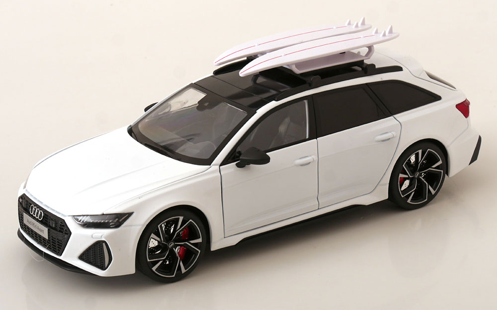 AUDI RS6 AVANT WHITE METALLIC