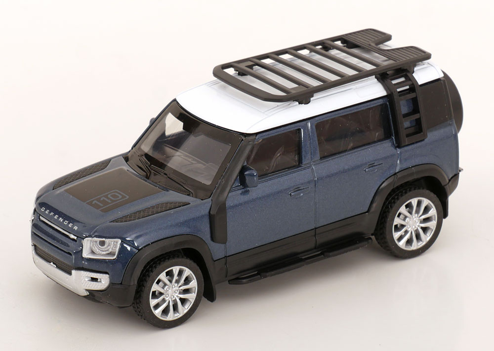 LAND ROVER DEFENDER 110 BLUE METALLIC WHITE