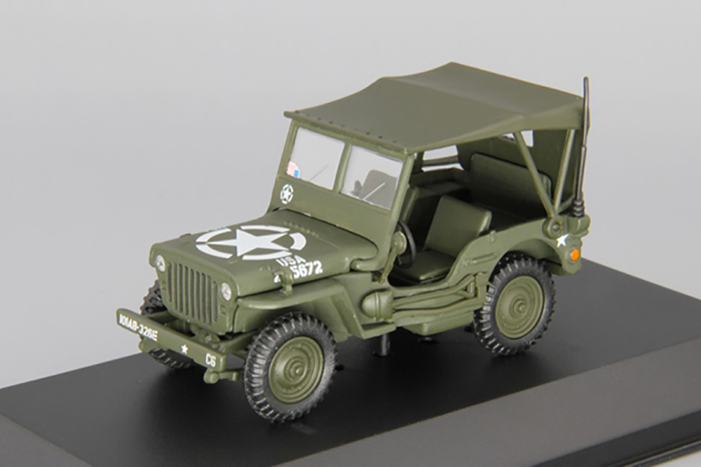 JEEP WILLYS CLOSED D-DAY (1944), GREEN