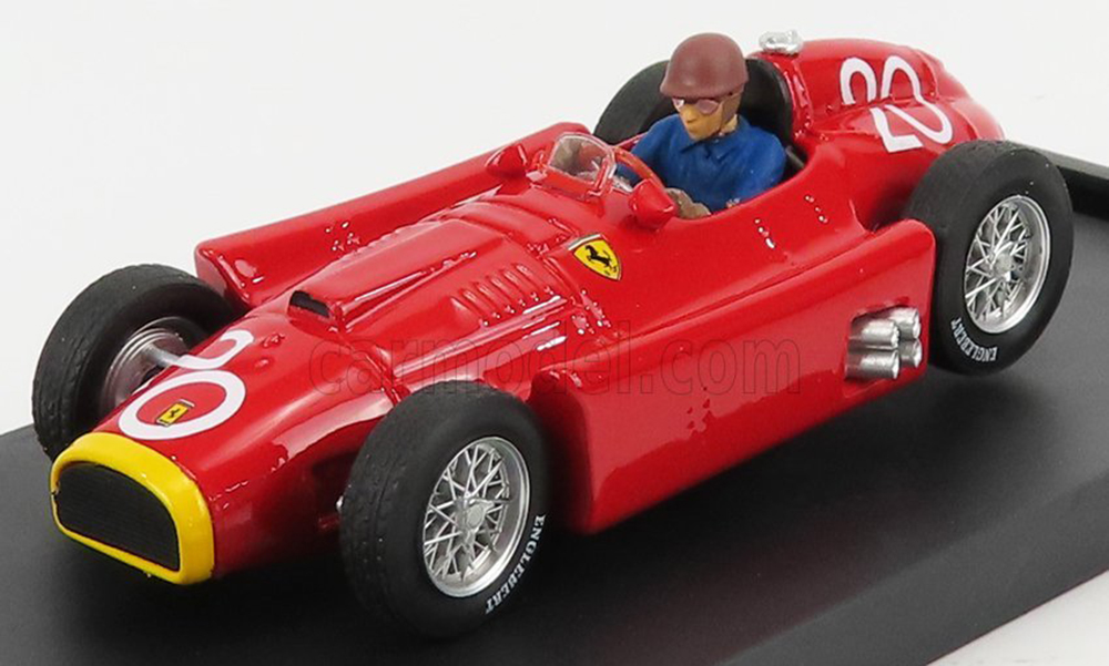 FERRARI F1 D50 N 20 WORLD CHAMPION MONACO GP 1956 JUAN MANUEL FANGIO - EUGENIO CASTELLOTTI, RED